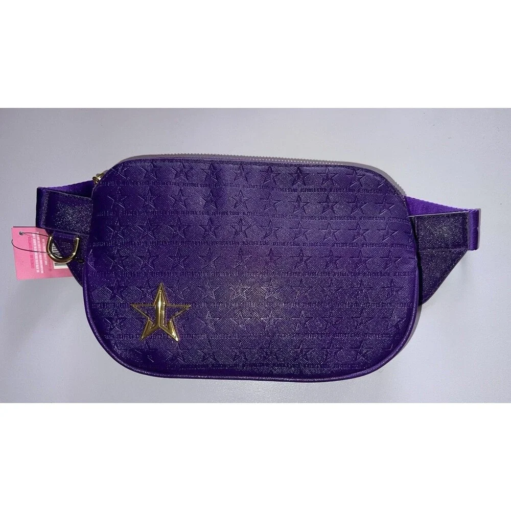 Jeffree Star Purple Waist Fanny Pack Cosmetic Bag Blood Lust Collection NWT